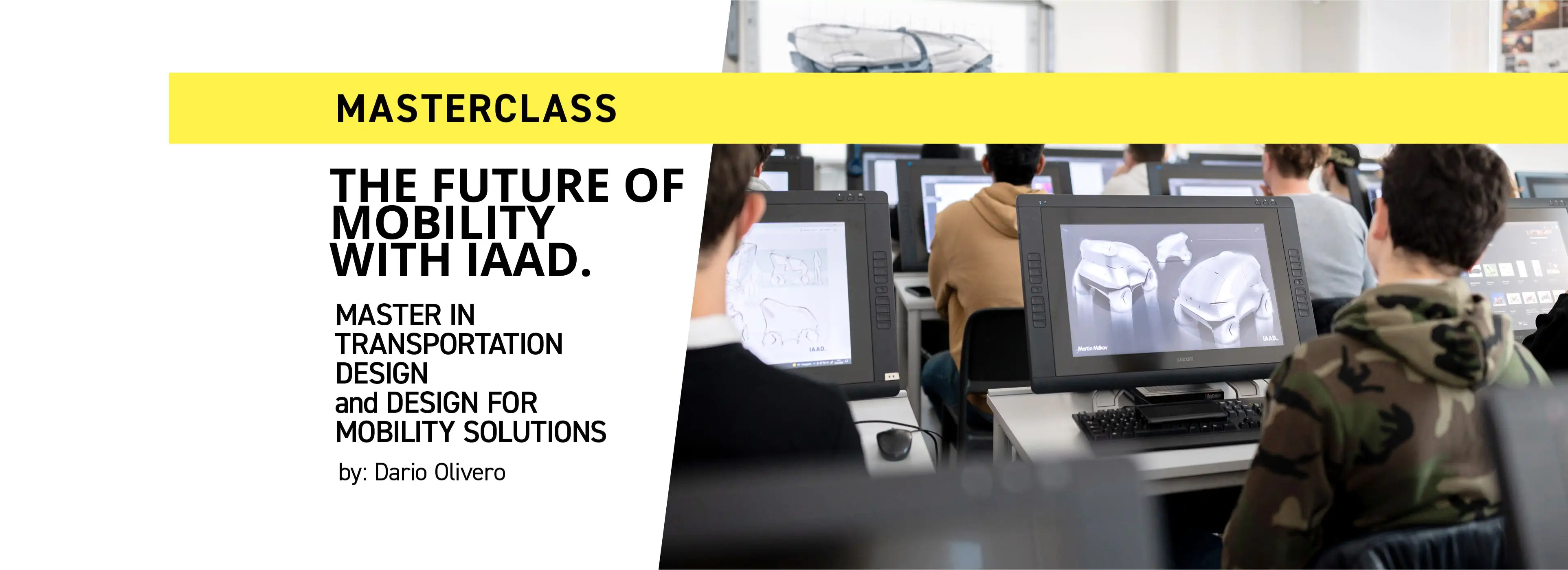 Discover the future of Mobility Design with the next Masterclass IAAD.